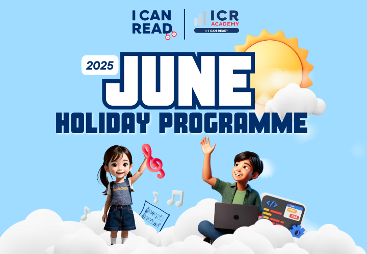 Banner promoting I Can Read's 2025 June Holiday Programme