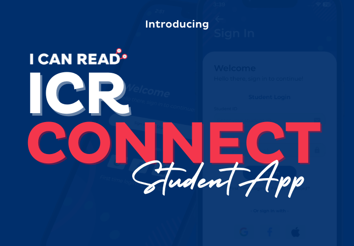 Banner promoting the ICR Connect Student App.