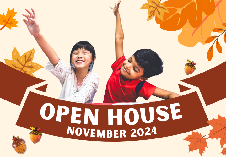 Banner promoting I Can Read Open House for November 2024.